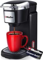 mueller ultimate single serve coffee maker: quick brewing, compact size, one touch operation - perfect for home, office or rv logo