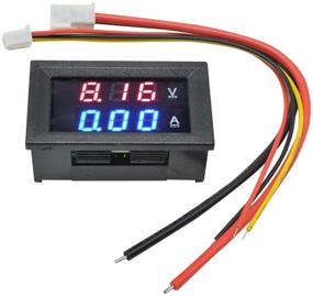 img 3 attached to ⚡ Aideepen 2pcs Digital Volt Amp Voltmeter Ammeter Meter - DC 4.5-100V/50A Dual LED Voltage Amperage Current Meter Tester Panel with 50A 75mV Shunt (Red & Blue)