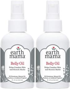 img 1 attached to 🤰 Organic Earth Mama Belly Oil for Skin Relief and Stretch Marks, 4-Fluid Ounce (2-Pack)