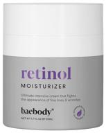 baebody retinol moisturizer cream: fight wrinkles and acne, enriched with retinol, jojoba oil, and vitamin e logo