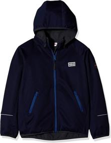 img 4 attached to 🧥 LEGO Wear Kids Softshell Jacket – Detachable Hood Included