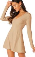 verdusa womens elegant sleeve ribbed women's clothing logo