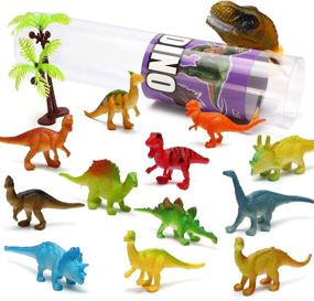 img 2 attached to 🦕 Vibrant Collection of Realistic Plastic Dinosaur Toys