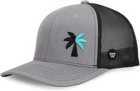 img 4 attached to WUE Trucker Snapback Heather Black