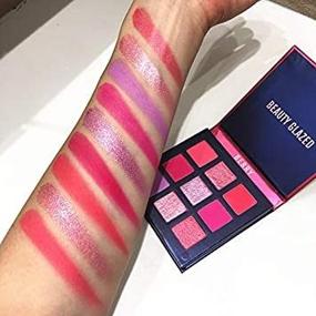 img 1 attached to 🎨 BERRY Eyeshadow Palette - 9 Color Shimmer Matte Party Makeup, Cosmetic Bright Colorful Eye Shadow Powder for Enhanced SEO