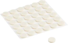 img 4 attached to 🪑 Amazon Basics Beige Felt Furniture Pads - 180-Pack of ¾-Inch Circle Discs