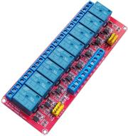 🔴 highly effective 8 channel 5v relay module with optocoupler isolation for high/low level trigger relay support – red board logo