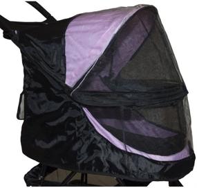 img 2 attached to 🌦️ Enhanced Weather Cover for Happy Trails Pet Stroller