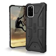 uag samsung galaxy s20 plus case - pathfinder [black] - rugged shockproof military drop tested protective cover for 6.7-inch screen logo