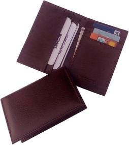 img 4 attached to 💼 BDGiant Minimalist Slimfold Wallet for Men - Black - Essential Business Accessories