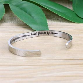 img 2 attached to Memgift Inspirational Bracelets: Encouraging Jewelry for Women, Perfect Birthday Gift
