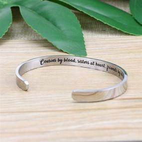 img 3 attached to Memgift Inspirational Bracelets: Encouraging Jewelry for Women, Perfect Birthday Gift