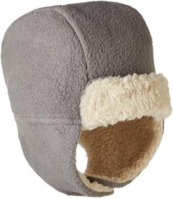 img 1 attached to 🧥 Fleece Trapper Faux Heather Boys' Accessories for Cold Weather by Zutano