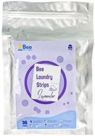 🐝 bee lavender laundry detergent strips | eco-friendly & organic sheets | dissolve in 30s | more convenient for family members | 36 strips logo