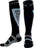 🧦 rative tube compression knee high socks - boost blood circulation for men & women in running, medical, athletic, maternity logo