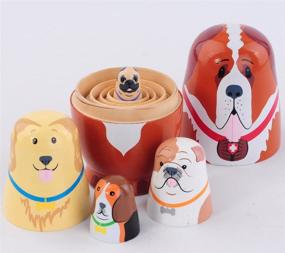 img 2 attached to 🌙 Moonmo Handcrafted Matryoshka Traditional Novelty & Gag Toys: Exquisitely Beautiful!