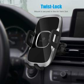 img 3 attached to 📱 WizGear Car Phone Mount (2 Pack): Swift-Grip Air Vent Holder for Any Smartphone with Twist Lock Base