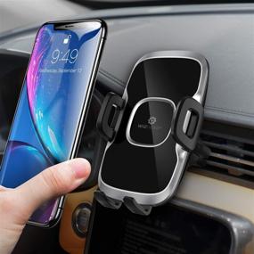 img 2 attached to 📱 WizGear Car Phone Mount (2 Pack): Swift-Grip Air Vent Holder for Any Smartphone with Twist Lock Base