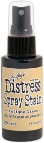 img 1 attached to 🎨 Ranger Tim Holtz Distress Spray Stains - Antique Linen (1.9-Ounce Bottles)