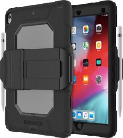 img 4 attached to Griffin Technology Survivor All-Terrain Case (with Kickstand) for iPad Air (2019) and iPad Pro 10.5