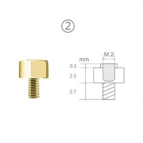 img 2 attached to 🔩 M.2 SSD Mounting Screws Set (20pcs) specifically for Asus, Gigabyte, ASRock, MSI Motherboards