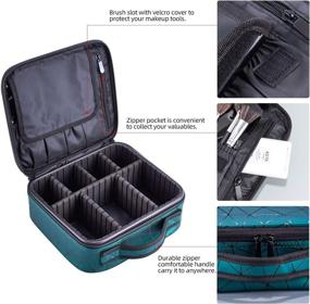 img 3 attached to 💼 Ultimate Travel Makeup Train Case: Organize Your Cosmetics & Accessories Effortlessly!