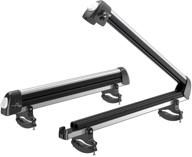 🚗 drsportsusa aluminum universal car roof rack carrier for skis, snowboards, and ski boards - fits most vehicles with crossbars (33&#34;) logo