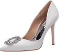 👠 stylish and striking badgley mischka women's cher electric pumps for trendy women logo