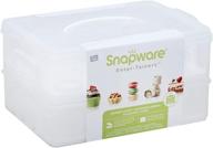 snapware 2 layer cookie cupcake carrier логотип