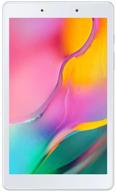 📱 renewed samsung galaxy tab a wi-fi tablet 8" 64gb (32gb internal + 32gb sd card), silver (sm-t290nzscxar) logo