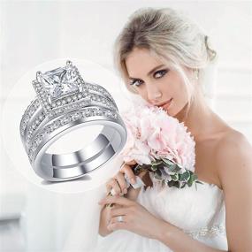 img 3 attached to Ювелирные изделия Ahloe Wedding Princess Engagement