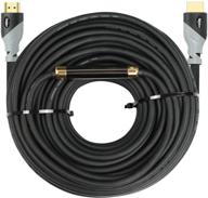 кабель hdmi tainston длиной 75 футов высокой скорости (версия 2.0) со cигнальным усилителем, оценка cl3, поддержка 4k 3d, ethernet, 1080p, канал возврата аудиосигнала логотип