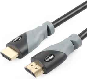 img 1 attached to Кабель HDMI Tainston длиной 75 футов высокой скорости (версия 2.0) со cигнальным усилителем, оценка CL3, поддержка 4K 3D, Ethernet, 1080P, канал возврата аудиосигнала