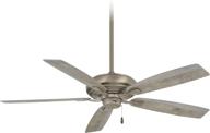 minka-aire f551-bnk watt 60 inch energy star rated ceiling fan with dc motor and 4 speed pull chain in burnished nickel finish logo