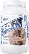 🍫 nutrex research isofit - lactose-free chocolate shake 2lbs- enhance muscle recovery with instantized 100% whey protein isolate - gluten-free & 30 servings logo