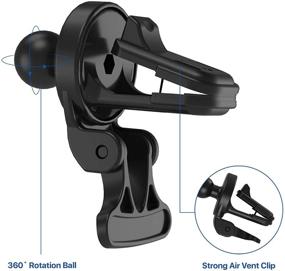 img 1 attached to 🔌 OCOMMO Wireless Car Charger: Convenient 15W Auto Clamping for iPhone, Samsung & Qi Smartphones