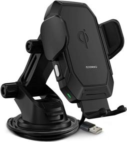 img 4 attached to 🔌 OCOMMO Wireless Car Charger: Convenient 15W Auto Clamping for iPhone, Samsung & Qi Smartphones