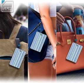 img 1 attached to Lewis N Clark Travel Luggage Travel Accessories in Luggage Tags & Handle Wraps