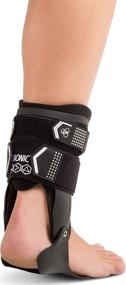 img 1 attached to DonJoy Performance BIONIC Stirrup Ankle Brace: Ultimate Medial/Lateral Support for Volleyball, Basketball, Football, Baseball, Lacrosse - Adjustable, Low-Profile Rigid Design Ensures Effective Ankle Immobilization