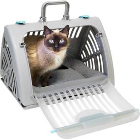 img 4 attached to 🐱 Foldable Travel Cat Carrier by SPORT PET Designs
