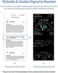 img 1 attached to 📶 Усилитель сигнала мобильного телефона HiBoost для дома, настройка мощности через приложение, идеально подходит для 1,500 кв. футов, совместим с Verizon, AT&T, T-Mobile, Sprint и другими, одобрено FCC.