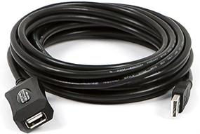 img 4 attached to Monoprice 16ft USB 2.0 Extension Cable - Extend, Repeater and Amplifier for Playstation, Xbox, Oculus VR, Flash Drive, Camera, and More!