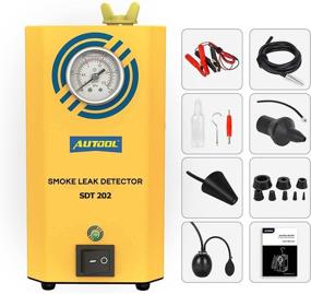 img 4 attached to 12V Automotive Fuel Leak Detectors - Advanced Smoke Leak Locator Tester for All Vehicles - Car PIPE Leakage Tester with EVAP Support