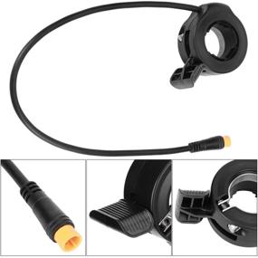 img 3 attached to 🛴 Waterproof Electric Scooter Thumb Throttle with Connector - E-Bike Speed Control Finger Throttle Accelerator for Electric Scooters and E-Bikes