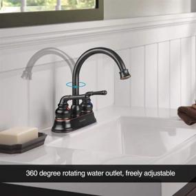 img 3 attached to 💧 GOWIN 2-Handle Centerset Bathroom Sink Faucet