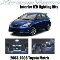 🚗✨ обновите интерьер toyota matrix с комплектом светодиодных ламп xtremevision (2003-2008) - охлаждающий белый, 6-штучный комплект + инструмент для установки. логотип