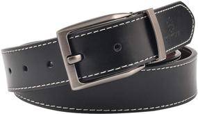 img 3 attached to 👖 KEYNAT Reversible Genuine Leather Belt: Black to Brown Transformation Made Effortless