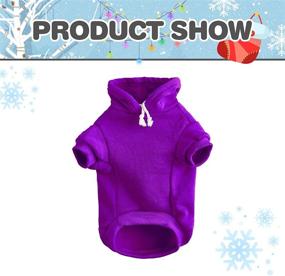 img 2 attached to 🐶 Cozy Dog Hoodie Pet Clothes, Soft and Insulating Dog Sweater with Leash Access, Dog Winter Coat, Cold Weather Clothing for Small Medium Dogs and Cats