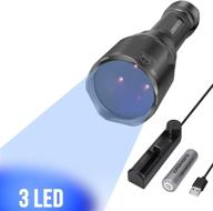 🔦 lumenshooter s3 365nm uv flashlight: perfect for resin curing, rock searching, scorpion & pet urine finding logo