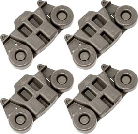 img 4 attached to 🔧 W10195416 Lower Dishrack Wheel Assembly (4-Pack) - Compatible with Whirlpool Dishwashers - Replaces AP5983730, W10195416V, PS11722152